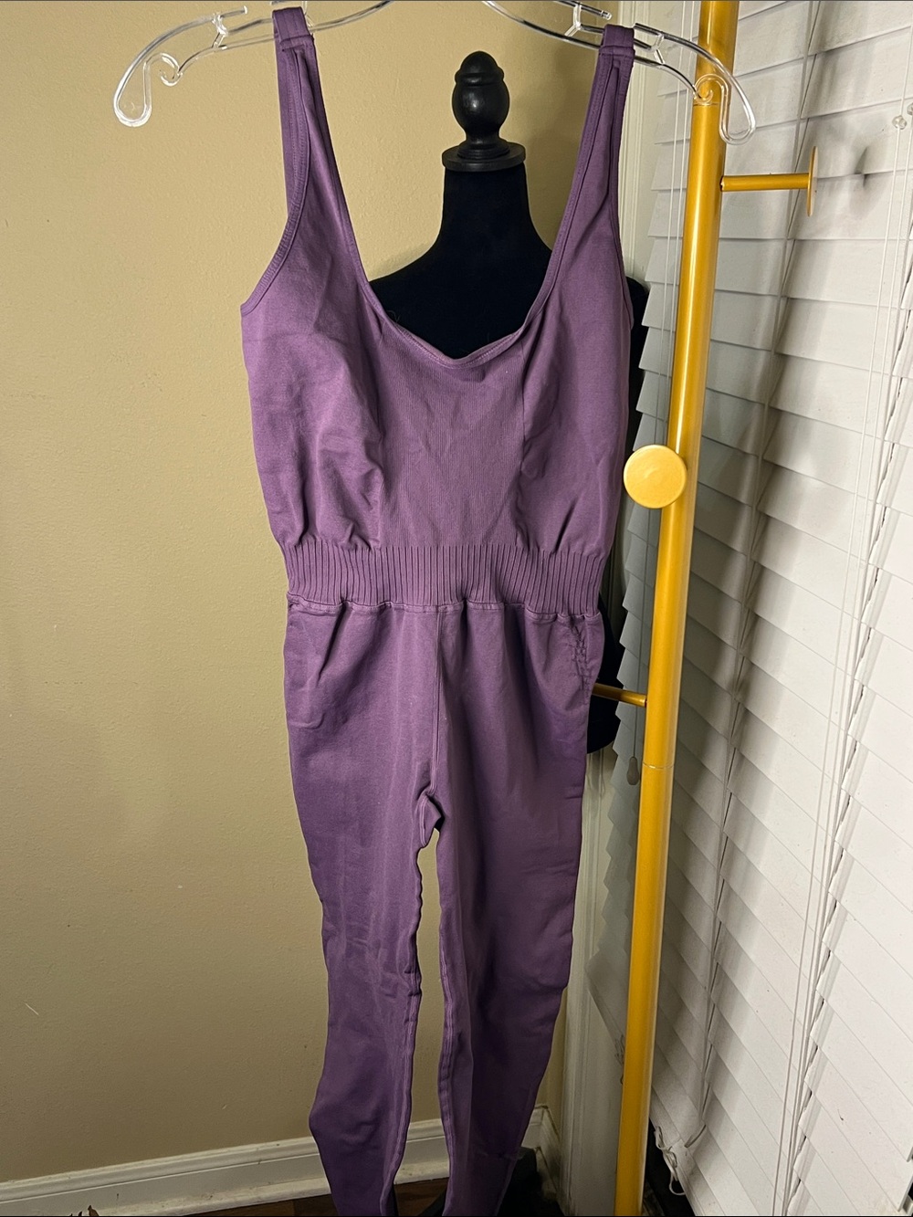 FP Movement by Free People Good Karma Plum Jumpsuit - Picture 3 of 8